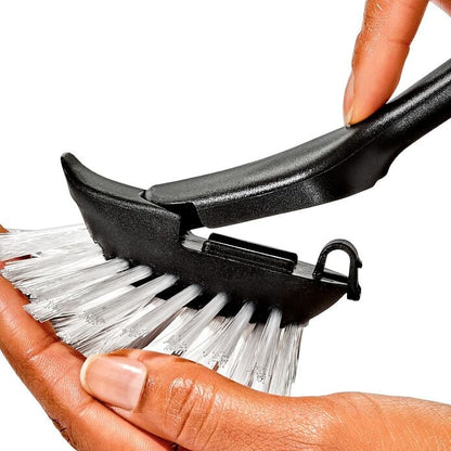 Steel Dish Brush with Replaceable Head - US 6943