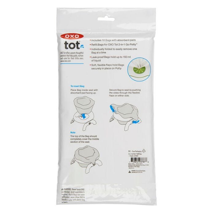 2-in-1 Go Potty™ Refill Bags - 10 Pack - US 4094