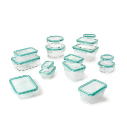 OXO Good Grips 30 Piece Smart Seal Glass & Plastic Container Set - US 1441