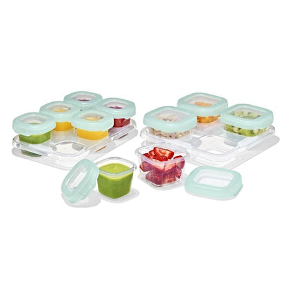12-Piece Baby Blocks Food Storage Container Set - Opal - US 4112