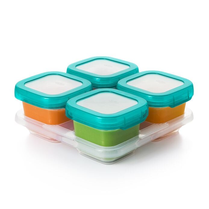 6 oz Baby Blocks™ Plastic Freezer Storage Containers - US 0747