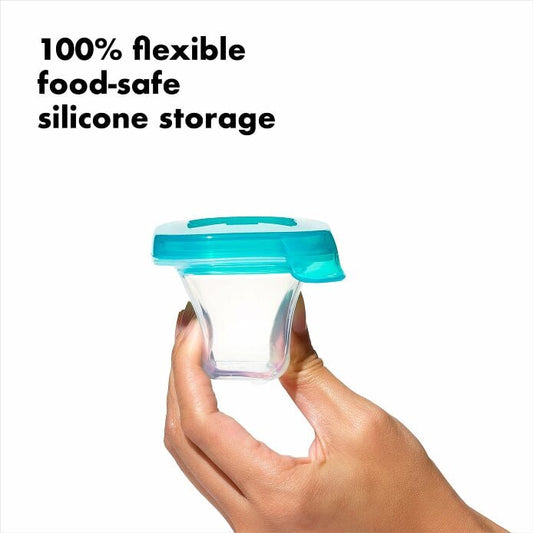 2 oz Baby Blocks™ Silicone Freezer Storage Containers - US 7452
