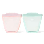 Tot Silicone Reusable Bag - 2-Piece Stand-Up Cup Set - US 3541