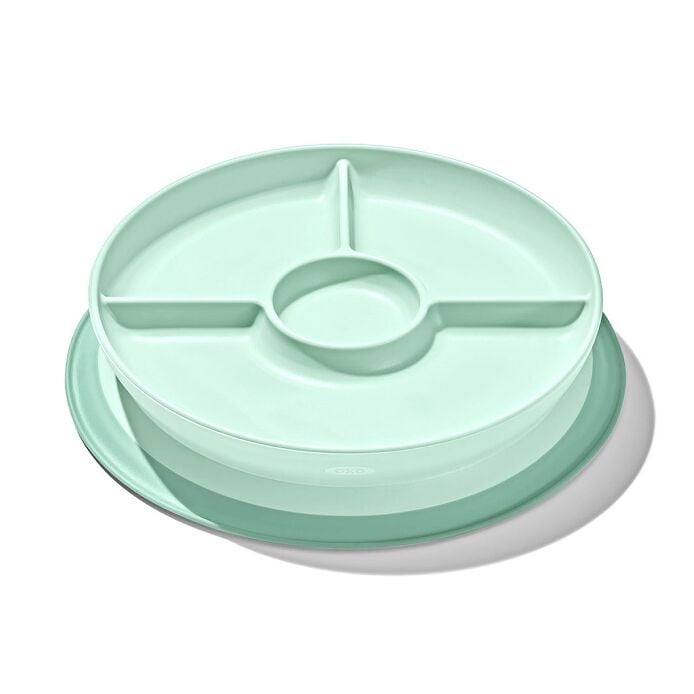 Stick & Stay Suction Divided Plate - US 0201