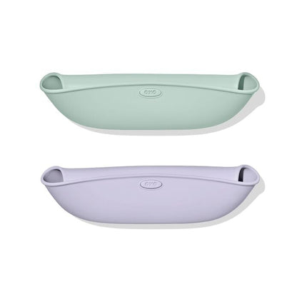 Roll-Up Bib - 2 Pack - Lilac And Opal - US 3517