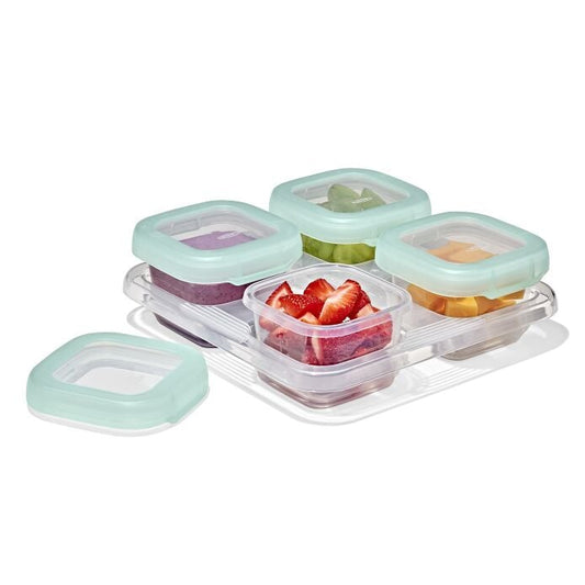 Baby Blocks Food Storage Containers (4 oz) - Opal - US 7673