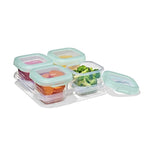 Baby Blocks Food Storage Containers (6 oz) - Opal - US 0755